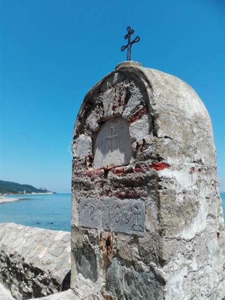 cruce la "Agheasma" de la Mănăstirea Iviru